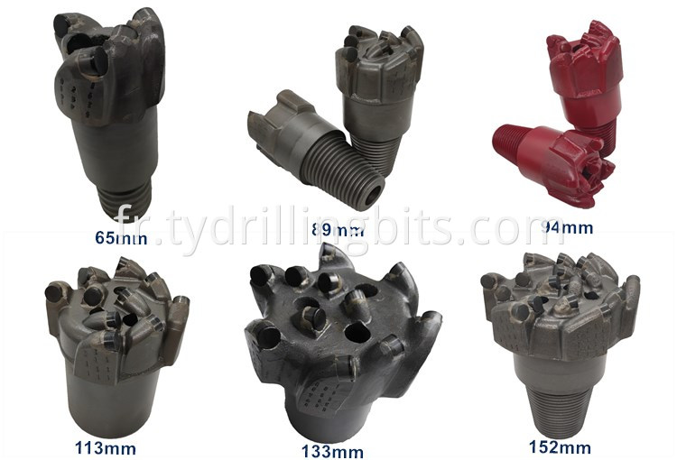 Non core pdc bit size